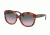 Coach L561 HC8159F Sunglasses 533990-55 - Purple Confetti/Purple Frame, Grey Purple Gradient Lenses