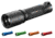 Coast HP7R Rechargeable Long Distance Focusing Flashlight, Black, Blue, Green, Orange, Red