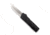CobraTec Knives Lightweight OTF Automatic Folding Knives, 3.25in, D2 Steel, Tanto Non-Serrated, Black Handle, BCTLWTNS