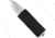CobraTec Knives Money Clip OTF Automatic Folding Knives, 1.75in, D2 Steel, Plain Blade, Black Handle, BLKMCOTF