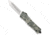 CobraTec Knives Large CTK-1 OTF Automatic Folding Knife, 3.75 in, D2 Steel, Tanto Blade, Aluminum Alloy, Digital Army Camo Handle, LADCCTK-1LTNS