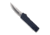 CobraTec Knives Lightweight OTF Automatic Folding Knives, 3.25in, D2 Steel, Drop Non-Serrated, Nypd Blue Handle, NYCTLWDNS