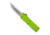 CobraTec Knives Lightweight OTF Automatic Folding Knives, 3.25in, D2 Steel, Drop Point, Zombie Green Handle, ZBGCTLWDNS