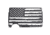 CobraTec American Flag Wallet Aluminum RFID w/Money Clip Black, 1410246
