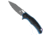 CobraTec Axle Folding Knife, G-10 Black Handle, 1410095