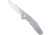 CobraTec Barracuda Titanium Button Lock Assisted Opening Folding Knife, M390, Silver, 1410097