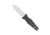 CobraTec Knives Claymore Single Blade Fixed Blade Knife, Satin Stonewash, 4 in, 14C28N, Dagger Blade, G-10, Black, CTCLMDAGFESSW