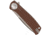 CobraTec Knives EDC Scout Button Lock Automatic Folding Knife, 3.125 in, VG10, Drop Point, Grivory, Mocha, CTSCTGRVMCHBL