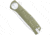 CobraTec EDC Scout Grivory Button Lock Folding Knife, OD Green, 1410109