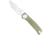 CobraTec EDC Scout Grivory Button Lock Folding Knife, OD Green, 1410109
