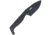 CobraTec Knives Kingpin S Fixed Blade Knife, 3.25 in, D2 Steel, Drop Point, G-10, Black Handle, CTKPSBLK