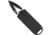 CobraTec Knives ASP OTF Automatic Folding Knife, 1.94 in, D2 Steel, Plain Dagger Blade, Black Aluminum Handle, CTASPBLK