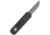 CobraTec Knives California 928SB OTF Knife, 1.75in, D2 Steel Blade, Drop Point Plain Blade, Black Anodized Aluminum Handle, CALI928SBBLKDNS