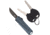 CobraTec Knives 929TB California OTF Automatic Folding Knife, 1.75in, Stonewashed D2 Steel, Non-Serrated Tanto Blade, Grey, CALI929TBGRYTNS