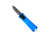 CobraTec Knives California 952 OTF Automatic Folding Knife, 1.75in, Stonewashed D2 Steel, Non-Serrated Tanto Blade, Blue, CALI952BLUTNS