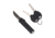 CobraTec Knives 929TB California OTF Automatic Folding Knife, 1.75in, Stonewashed D2 Steel, Non-Serrated Drop Blade, Black, CALI929TBBLKDNS