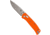Cobratec Knives Cobratec Edc Scout Bar Lock 3.12 Orange Stainless Steel