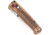 Cobratec Knives Cobratec Legacy Bar Lock 3 Zebrawood/black Tanto D2 Blade