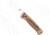 Cobratec Knives Cobratec Legacy Bar Lock 3 Zebrawood/black Tanto D2 Blade
