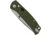 Cobratec Knives Cobratec Recon Push Button Auto 3.12 Od Green G10