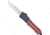 CobraTec Knives CTK-1 Medium OTF Automatic Folding Knife, 3in, D2 Steel, Drop Not Serrated, Aluminum Alloy Cerakote American Handle, MUSACTK1MDNS