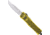 CobraTec Knives CTK-1 Medium OTF Automatic Folding Knife, 3in, D2 Steel, Drop Not Serrated, Yellow w/ Graphite Black, MYGBCTK1MDNS