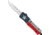 CobraTec Knives CTK-1 Medium OTF Automatic Folding Knife, 3in, D2 Steel, Drop Not Serrated, Cerakote Texas Flag, MTXCTK1MDNS