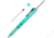 Cobratec Knives Cobratec Otf Pen Knife Tiffany Blue 1.75'' Blade W/black Ink