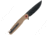 Cobratec Knives Cobratec Rath 3.5 Folder Brown D2 Black Blade