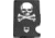 CobraTec Knives RFID Jolly Roger Aluminum Wallet, Black, RFIDJR