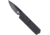 CobraTec Knives Stinger Folder 1.9in Folding Knife, 1.9 in Blade, D2, Black, CTSTRBLK