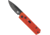 CobraTec Knives Stinger Folder 1.9in Folding Knife, 1.9 in Blade, D2, Red, CTSTRRED