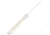 CobraTec Knives Trapper Hidden Release Folding Knive, 3.125in, Satin D2, White Handle, CTTHRWT