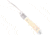 CobraTec Knives Trapper Hidden Release Folding Knive, 3.125in, Satin D2, White Handle, CTTHRWT
