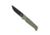 CobraTec Knives Viper Hidden Release Folding Knife, 3.125in, D2, Od Green, CTVIPERHRODG