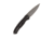 CobraTec Knives Diablo Side Button Auto Folding Knive, 3.5in, D2 Stonewash Steel, Drop Blade, Black, BLKDIABLOAUTO