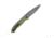 CobraTec Knives Diablo Side Button Auto Folding Knive, 3.5in, D2 Stonewash Steel, Drop Blade, Od Green, ODGDIABLOAUTO