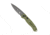 CobraTec Knives Diablo Side Button Auto Folding Knive, 3.5in, D2 Stonewash Steel, Drop Blade, Od Green, ODGDIABLOAUTO