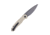 CobraTec Knives Diablo Side Button Auto Folding Knive, 3.5in, D2 Stonewash Steel, Drop Blade, Tan, TANDIABLOAUTO