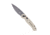 CobraTec Knives Diablo Side Button Auto Folding Knive, 3.5in, D2 Stonewash Steel, Drop Blade, Tan, TANDIABLOAUTO