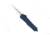 CobraTec Knives FS-3 Large OTF Automatic Folding Knife, 3.5in, D2 Steel, Drop Serrated Blade, Nypd Blue Handle, LNYFS-3DS