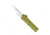 CobraTec Knives Lightweight OTF Automatic Folding Knives, 3.25in, D2 Steel, Drop Serrated, Od Green Handle, ODCTLWDS