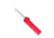 CobraTec Knives Lightweight OTF Automatic Folding Knives, 3.25in, D2 Steel, Tanto Non-Serrated, Red Handle, RDCTLWTNS