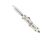 CobraTec Knives FS-3 Medium OTF Automatic Folding Knives, 3in, D2 Steel, Dagger Non-Serrated Blade, Cerakote/Come And Take It Handle, MCATIFS-3DAGNS