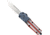 CobraTec Knives FS-3 Medium OTF Automatic Folding Knives, 3in, D2 Steel, Tanto Non-Serrated Blade, Cerakote/Usa Flag, MCUSAFS-3TNS
