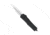 CobraTec Knives FS-3 Medium OTF Automatic Folding Knives, 3in, D2 Steel, Dagger 2 Side Serrated Blade, Black Handle, MBFS-3DAG2SS