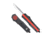 CobraTec Knives FS-3 Medium OTF Automatic Folding Knives, 3in, D2 Steel, Drop Non-Serrated Blade, Red Line Fire Fighter Handle, MRLFFFS-3DNS