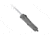 CobraTec Knives FS-3 Medium OTF Automatic Folding Knives, 3in, D2 Steel, Drop Non-Serrated Blade, Stonewash Handle, MSWFS-3DNS