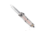 CobraTec Knives FS-3 Medium OTF Automatic Folding Knives, 3in, D2 Steel, Drop Serrated Blade, Cerakote/Molon Labe Handle, MMLFS-3DS