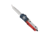 CobraTec Knives FS-3 Medium OTF Automatic Folding Knives, 3in, D2 Steel, Drop Serrated Blade, Cerakote/Tx Flag Handle, MCTXFS-3DS